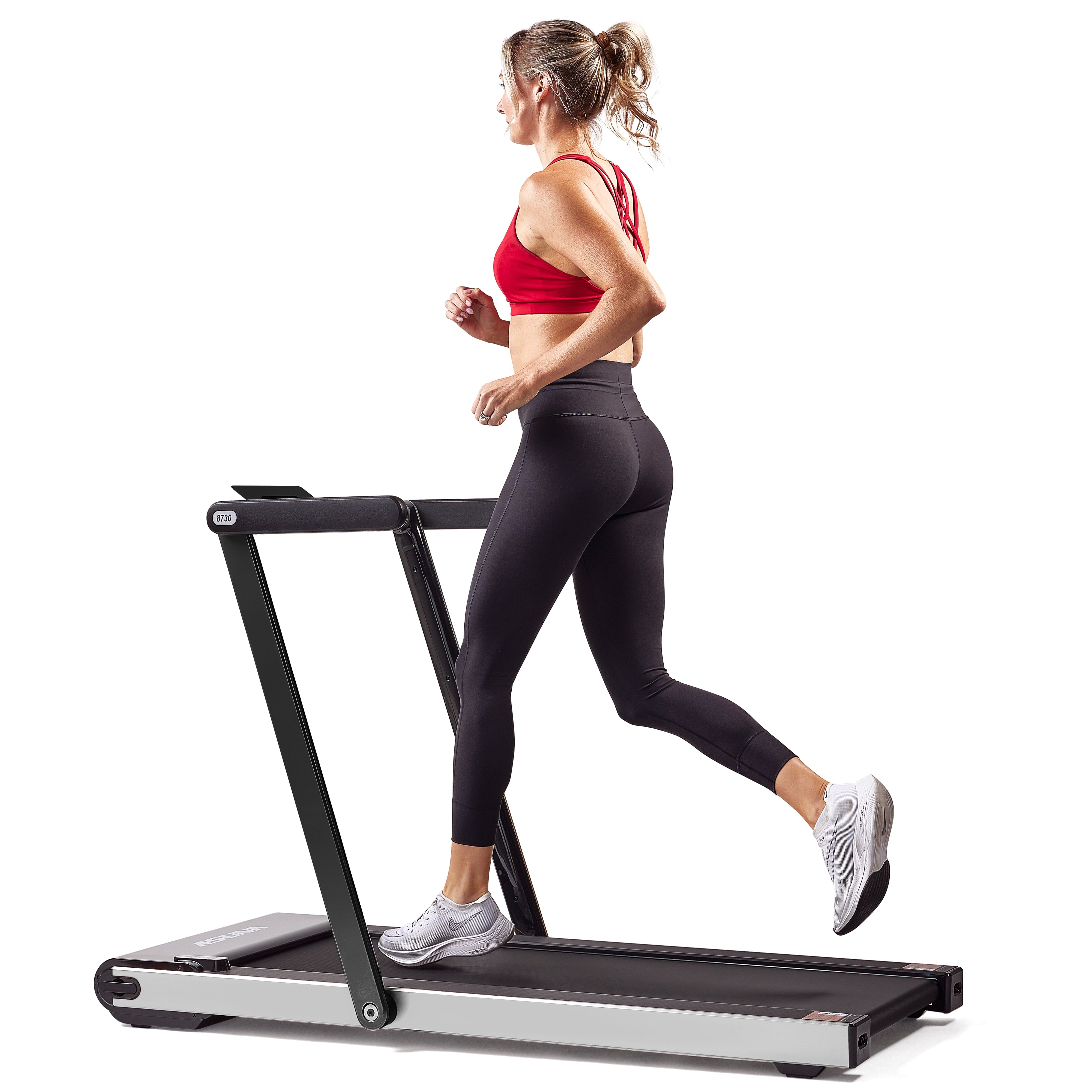 Space Saving Exercise Treadmill, Motorized, Low Profile and Slim Folding