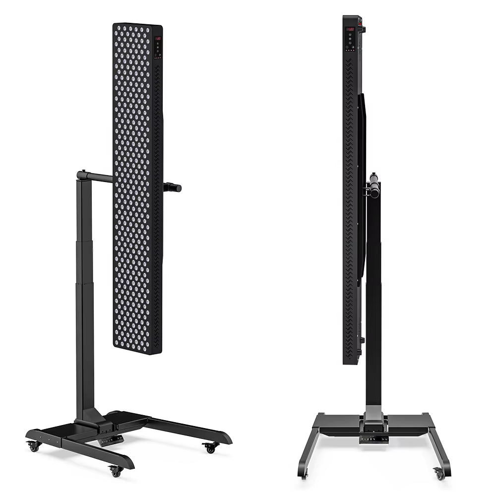 Red Light Therapy Panel with Stand 360 Degree Rotation Foldable Home Red Light Bed 600Nm 850Nm Infrared Light Therapy