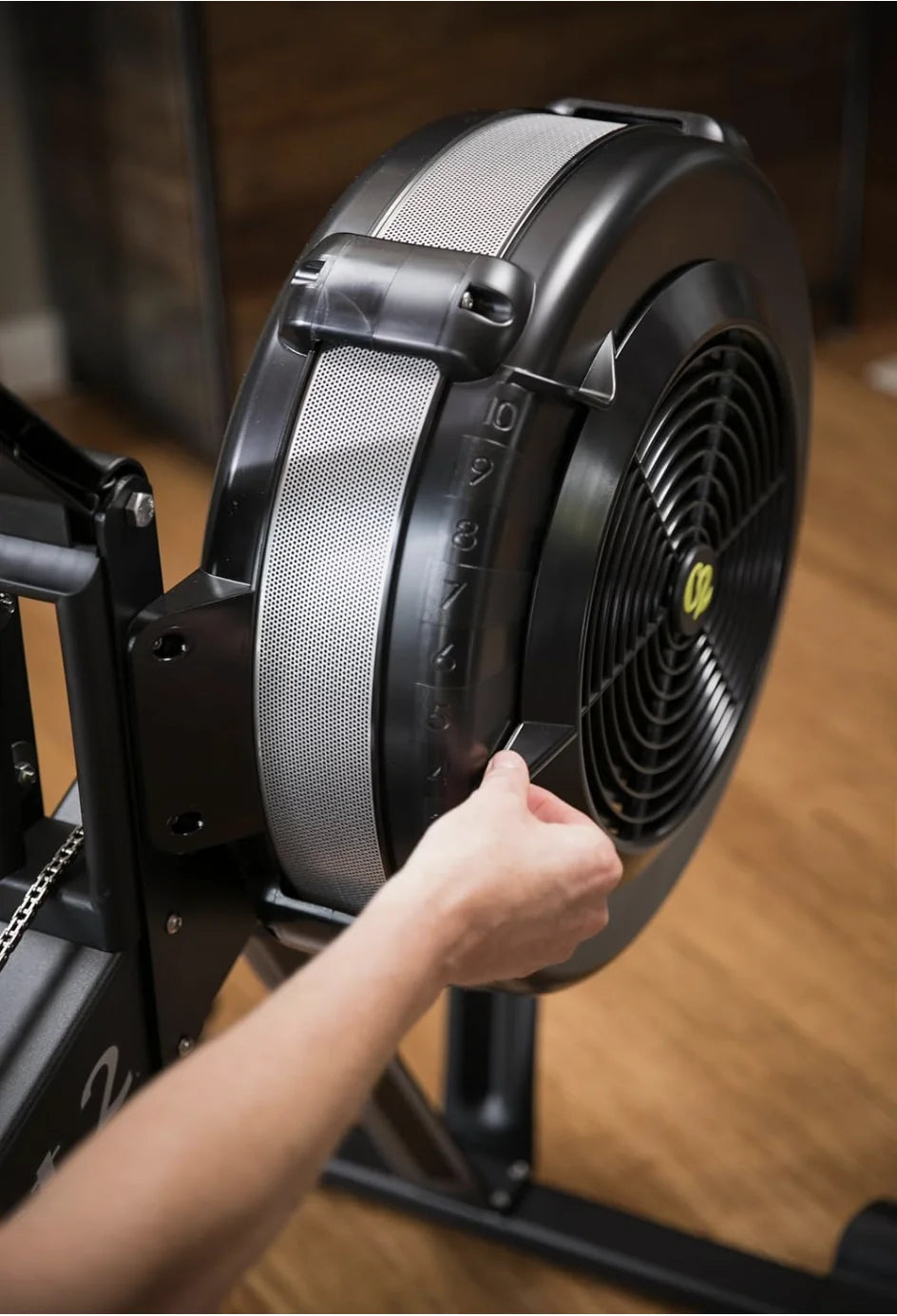 Rowerg Indoor Rowing Machine - PM5 Monitor, Device Holder, Adjustable Air Resistance, Easy Storage