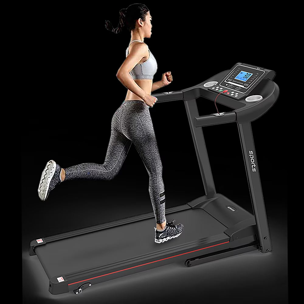Foldable Treadmill with Incline, Folding Treadmill for Home Workout, Electric Walking Treadmill Machine 5" LCD Screen 250 Lb Capacity MP3