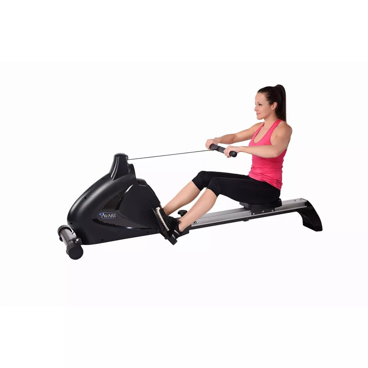 Avari Programmable Magnetic Rower with Smart Workout App and No Subscription Required