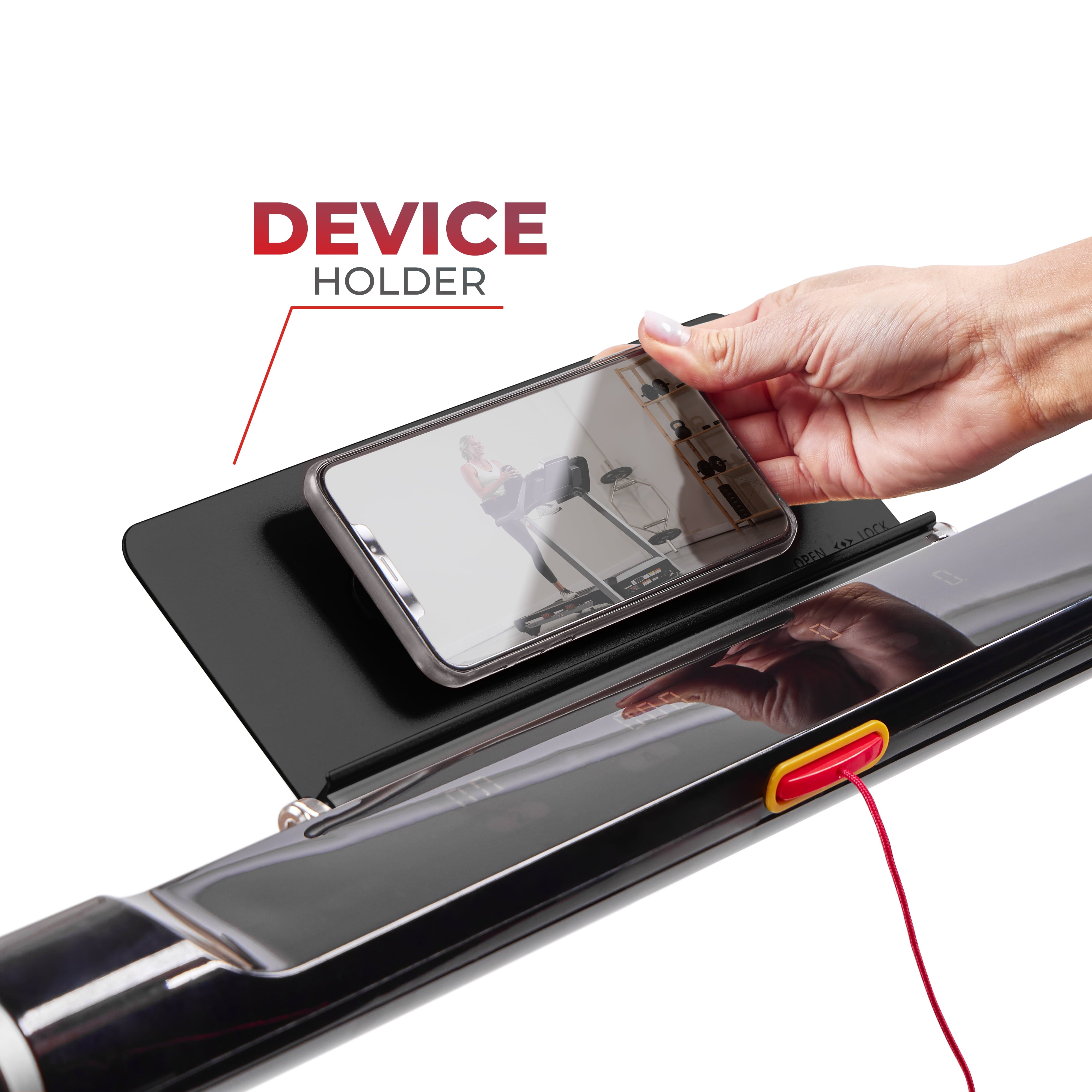 Space Saving Exercise Treadmill, Motorized, Low Profile and Slim Folding