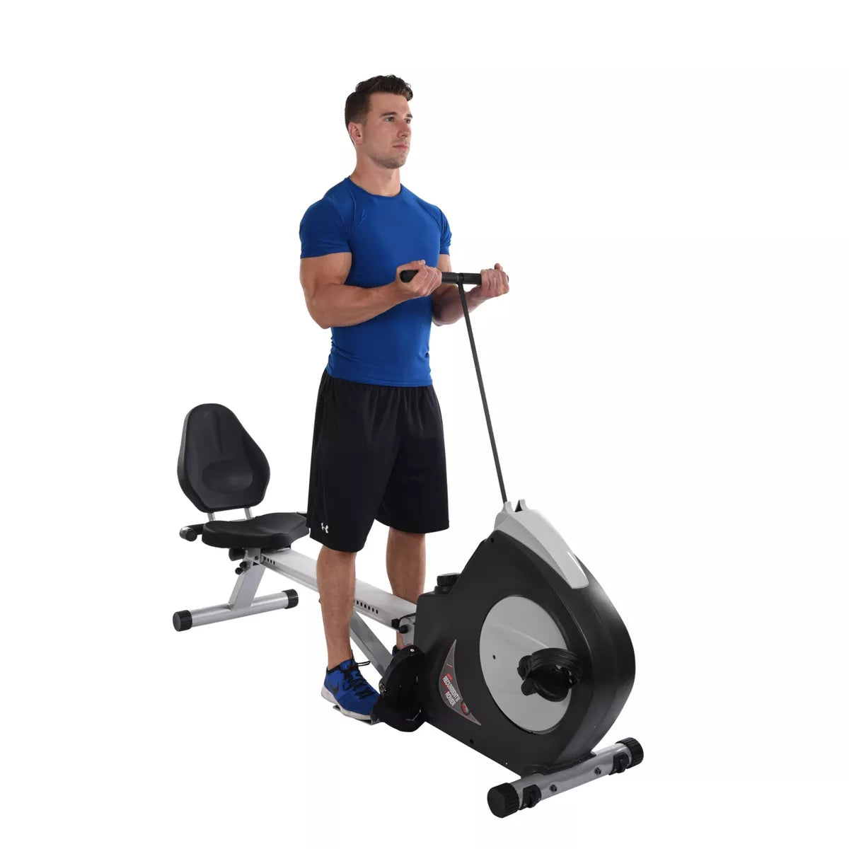 Stamina Conversion II Recumbent Bike/Rower, with Smart Workout App with No Subscription Required
